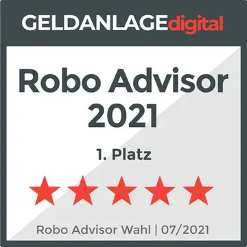 Siegel: Geldanlage-Digital Platz 1 im Jahr 2021